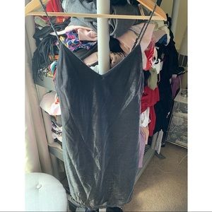 Silver sparkle sheen dress